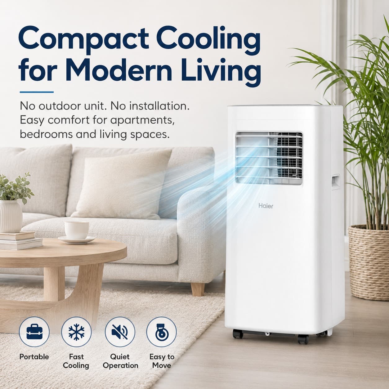 Haier KY-14/J 1匹移动空调