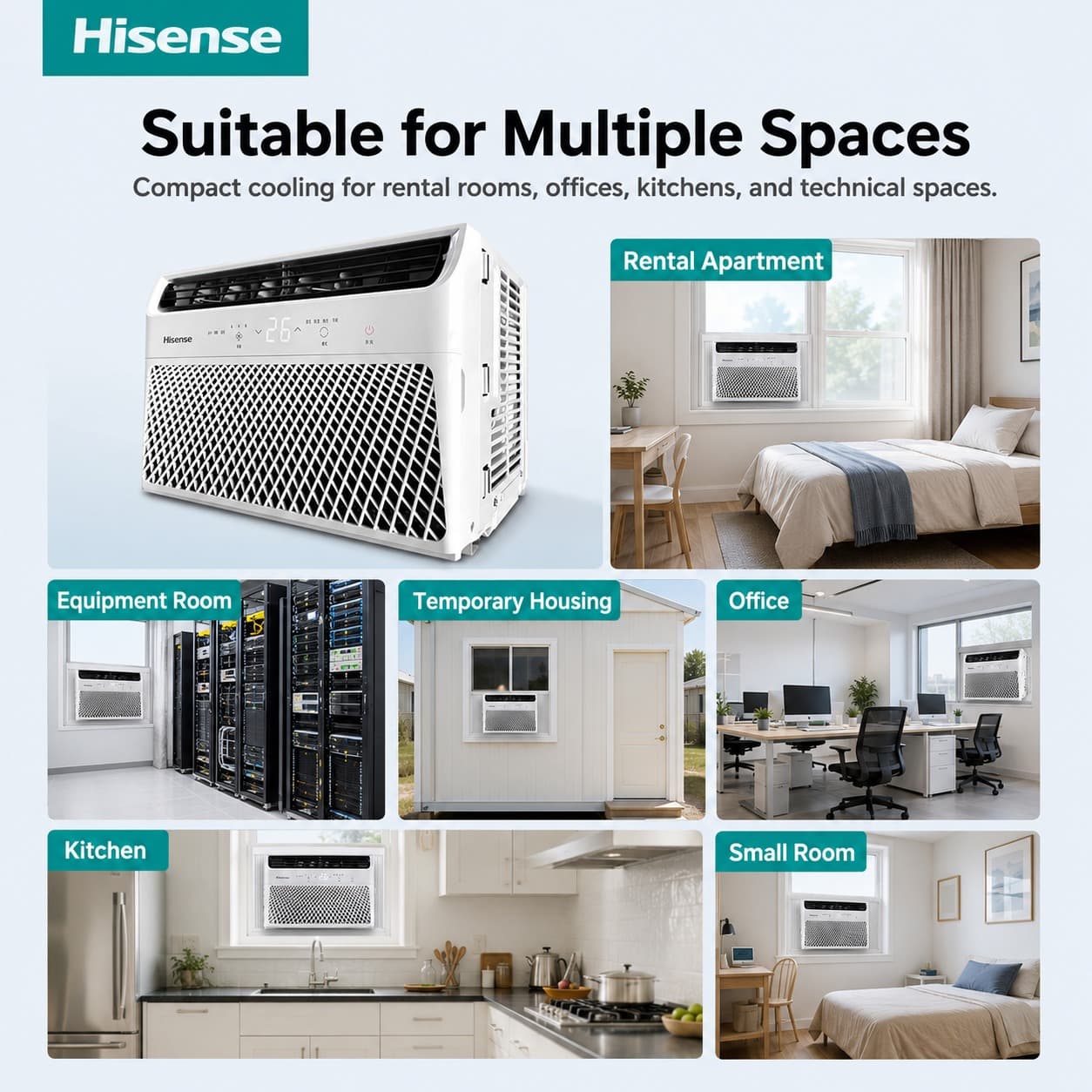 Hisense 小1匹窗式空调