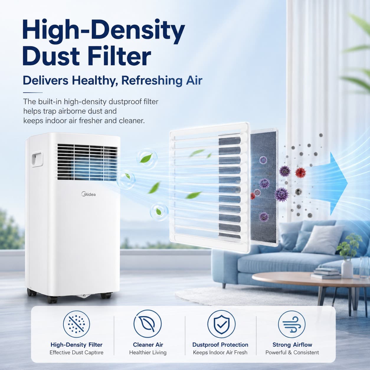 Midea KY-15 小1匹移动空调